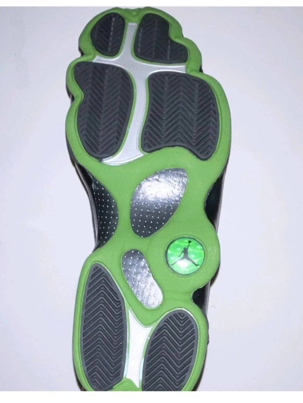 Air Jordan 13 Altitude Black Green Size 8 Mens 310004-031